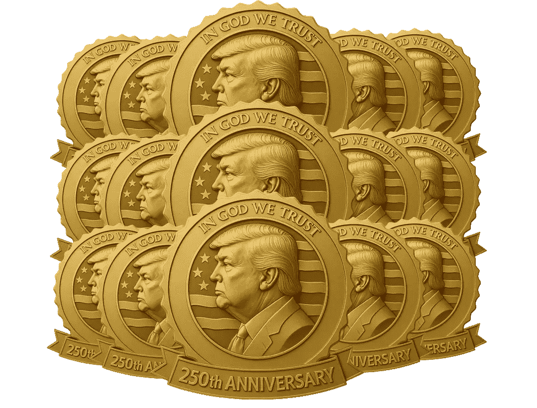 Buy 10 Trump Golden Badges